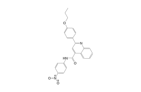 N-(4-nitrophenyl)-2-(4-propoxyphenyl)-4-quinolinecarboxamide