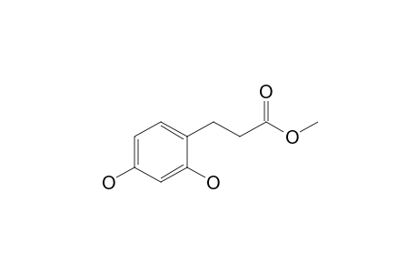 3-(2,4-Dihydroxyphenyl)propanoic acid methyl ester