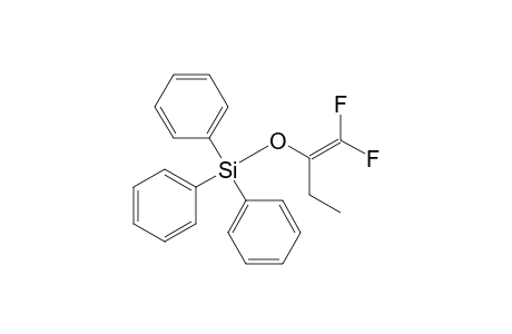 1,1-bis(Fluoranyl)but-1-en-2-yloxy-triphenyl-silane