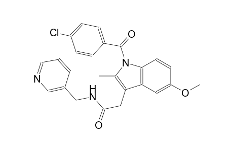 1H-indole-3-acetamide, 1-(4-chlorobenzoyl)-5-methoxy-2-methyl-N-(3-pyridinylmethyl)-