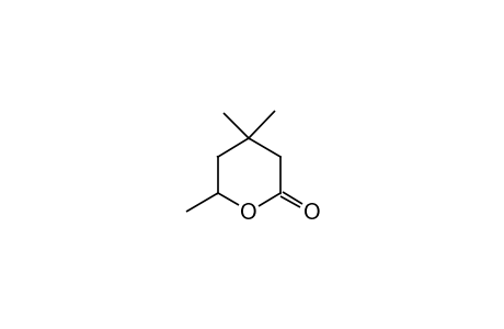 2H-Pyran-2-one, tetrahydro-4,4,6-trimethyl-