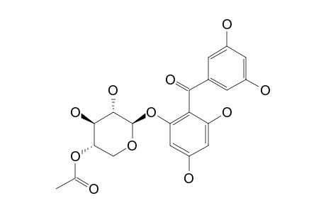 3',4,5',6-TETRAHYDROXY-2-O-(4-O-ACETYL-BETA-D-XYLOPYRANOSYL)-BENZOPHENONE