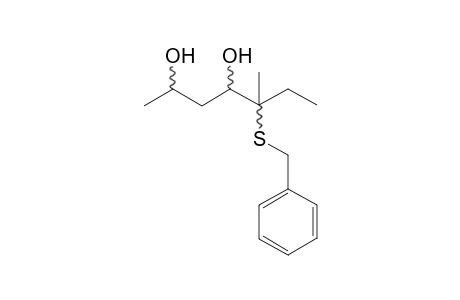 (2SR,4SR,5RS)-5-methyl-5-benzylsulfanyl)heptane-2,4-diol