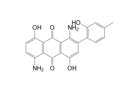 1,5-Diamino-4,8-dihydroxy-2-(2-hydroxy-p-tolyl)anthraquinone