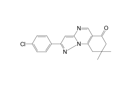 2-(4-Chloro-phenyl)-8,8-dimethyl-8,9-dihydro-7H-pyrazolo[1,5-a]quinazolin-6-one