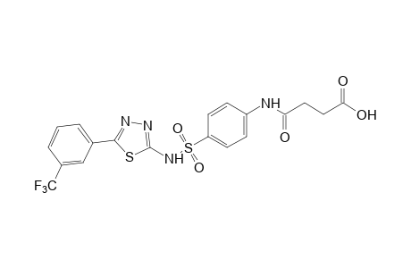 4'-{[5-(alpha,alpha,alpha-TRIFLUORO-m-TOLYL)-1,3,4-THIADIAZOL-2-YL]SULFAMOYL}SUCCINANILIC ACID