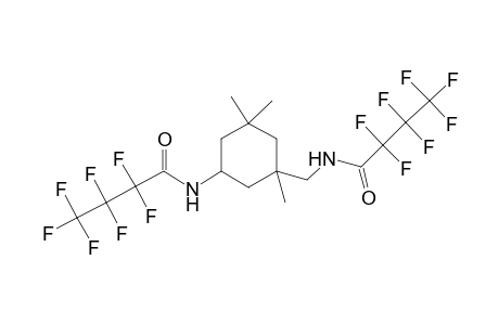 2,2,3,3,4,4,4-heptafluoro-N-(3-{[(2,2,3,3,4,4,4-heptafluorobutanoyl)amino]methyl}-3,5,5-trimethylcyclohexyl)butanamide