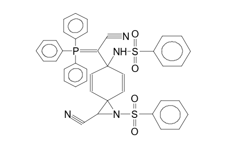 1-PHENYLSULPHONYL-2-CYANO-6-PHENYLSULPHONYLAMIDO-6-[CYANO(TRIPHENYLPHOSPHORANYLIDENE)METHYL]-1-AZASPIRO[2.5]OCTA-4,7-DIENE