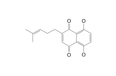 5,8-dihydroxy-2-(4-methyl-3-pentenyl)-1,4-naphthoquinone