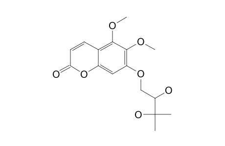 7-(2,3-DIHYDROXY-3-METHYLBUTYLOXY)-5,6-DIMETHOXY-COUMARIN