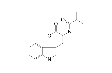 Propanoic acid, 3-(3-indolyl)- 2-(2-methyl-1-oxopropylamino)-