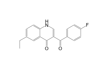 6-ethyl-3-(4-fluorobenzoyl)-4(1H)-quinolinone