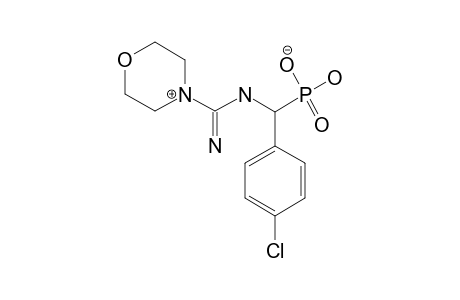 {p-chloro-alpha-[(1-morpholinoformimidoyl)amino]benzyl}phosphonic acid