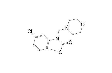 5-chloro-3-(morpholinomethyl)-2-benzoxazolinone