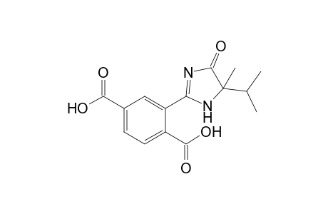 2-[4',5'-Dihydro-5'-methyl-5'-(1'-methylethyl)-4'-oxo-1H-imidazol-2'-yl]-1,4-benzenedicarboxylic acid