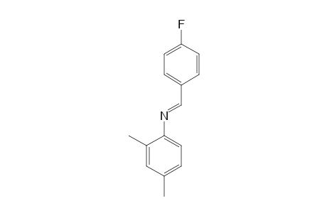 N-(p-fluorobenzylidene)-2,4-xylidene