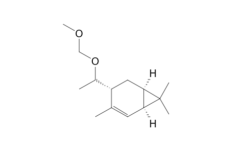 (1-R,4-R,6-R)-4-[(1-RS)-1-METHOXYMETHOXYETHYL]-3,7,7-TRIMETHYLBICYCLO-[4.1.0]-HEPT-1-ENE;MAJOR_DIASTEREOISOMER