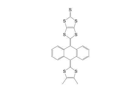 2-[10-(4,5-dimethyl-1,3-dithiol-2-ylidene)-9-anthracenylidene]-[1,3]dithiolo[4,5-d][1,3]dithiole-5-thione