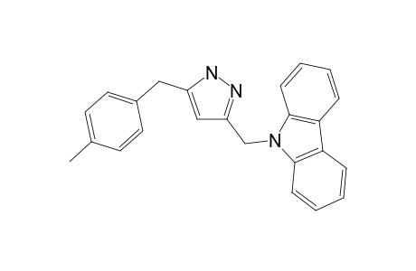 9-((5-(4-Methylbenzyl)-1H-pyrazol-3-yl)methyl)-9H-carbazole