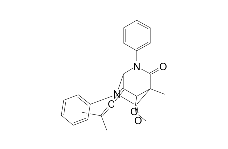 8-Methoxy-4-methyl-7-(2-methyl-1-propenylidene)-2,6-diphenyl-2,6-diazabicyclo[2.2.2]octane-3,5-dione