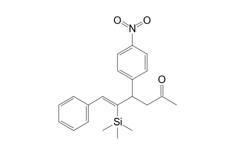 (Z)-4-(4-nitrophenyl)-6-phenyl-5-trimethylsilyl-5-hexen-2-one