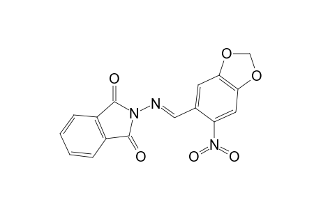 2-{[(E)-(6-nitro-1,3-benzodioxol-5-yl)methylidene]amino}-1H-isoindole-1,3(2H)-dione