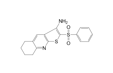 2-(Phenylsulfonyl)-5,6,7,8-tetrahydrothieno[2,3-b]quinolin-3-amine