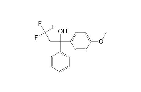 3,3,3-Trifluoro-1-(4-methoxyphenyl)-1-phenylpropan-1-ol