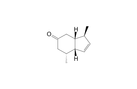 (3.beta.,3a.beta.,7.alpha.,7a.beta.)-3,3a,4,6,7,7a-Hexahydro-3,7-dimethyl-5H-inden-5-one