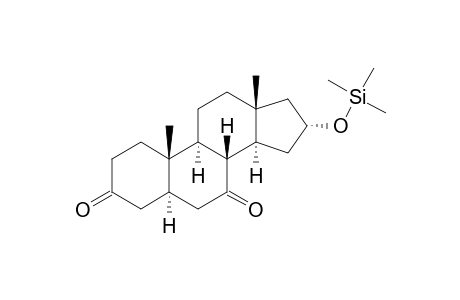 5.ALPHA.-ANDROSTAN-16.ALPHA.-OL-3,7-DIONE-TRIMETHYLSILYL ETHER