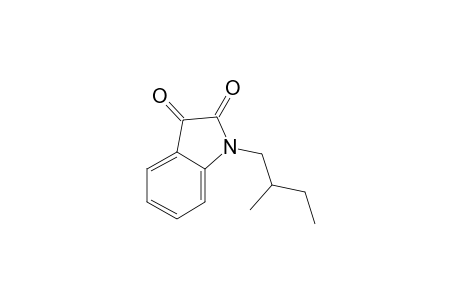 Isatin, N-(2-methylbutyl)-