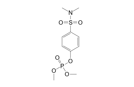 Phosphoric acid, dimethyl ester, ester with p-hydroxy-N,N-dimethylbenzenesulfonamide