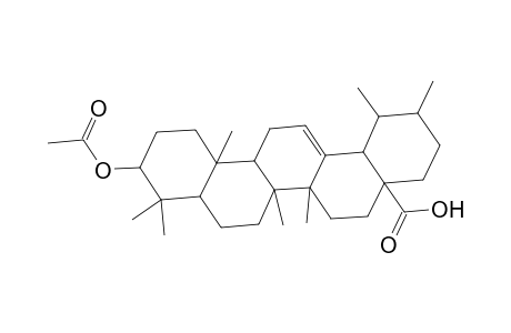 Urs-12-en-28-oic acid, 3-(acetyloxy)-, (3.beta.)-