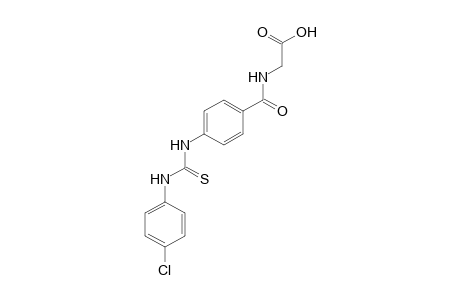 p-[3-(p-chlorophenyl)-2-thioureido]hippuric acid