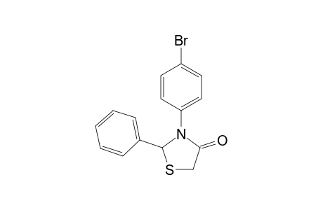 3-(4-bromophenyl)-2-phenyl-1,3-thiazolidin-4-one