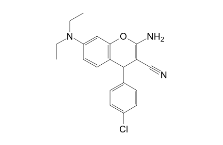 2-Amino-4-(4-chlorophenyl)-7-(diethylamino)-4H-chromene-3-carbonitrile