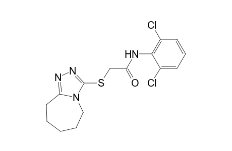 N-(2,6-Dichloro-phenyl)-2-(6,7,8,9-tetrahydro-5H-[1,2,4]triazolo[4,3-a]azepin-3-ylsulfanyl)-acetamide