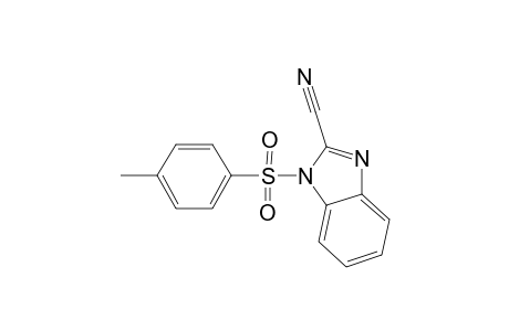 1-(p-tolylsulfonyl)benzimidazole-2-carbonitrile