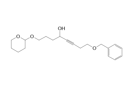 8-Benzyloxy-1-(tetrahydropyran-2-yloxy)oct-5-yn-4-ol