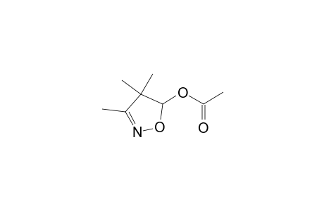(3,4,4-trimethyl-5H-1,2-oxazol-5-yl) acetate