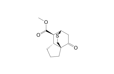 METHYL_(3S*,4S*,4AR*,7AS*)-HEXAHYDRO-8-OXO-1-H-3,7A-ETHANOCYClOPENTA-[C]-THIOPYRAN-4-CARBOXYLATE