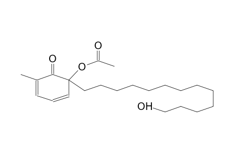 2,4-CYCLOHEXADIEN-1-ONE, 6-(ACETYLOXY)-6-(13-HYDROXYTRIDECYL)-2-METHYL-