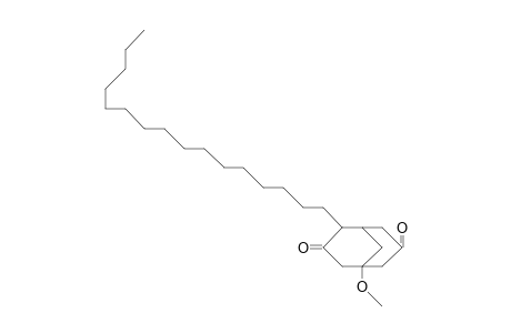 (.+-.)-endo-4-Hexadecyl-1-methoxybicyclo[3.3.1]nonane-3,7-dione