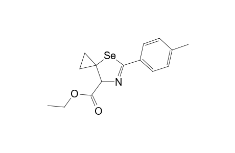 Ethyl 2-(p-methylphenyl)-5-cyclopropa-selenazoline-4-carboxylate