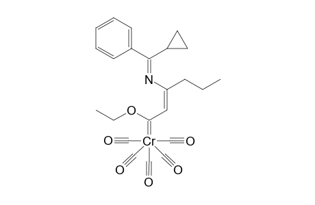 Pentacarbonyl{<(2Z)-3-{ [(cyclopropylphenylmethylene) amino}-1-ethoxy-2-hexenylidene> chromium