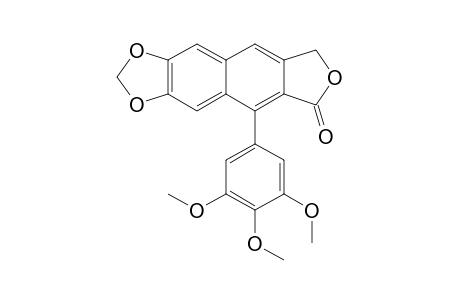 4-Dehydroxyisopodophyllotoxin [6,7-Methylenedioxy-9-(3,4,5-trimethoxyphenyl)isofurano[3,4-b]naphthalen-1-one]