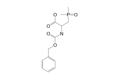 DL-N-BENZYLOXYCARBONYL-3-DIMETHYL-PHOSPHINYL-ALANINE