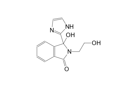 1H-isoindol-1-one, 2,3-dihydro-3-hydroxy-2-(2-hydroxyethyl)-3-(1H-imidazol-2-yl)-