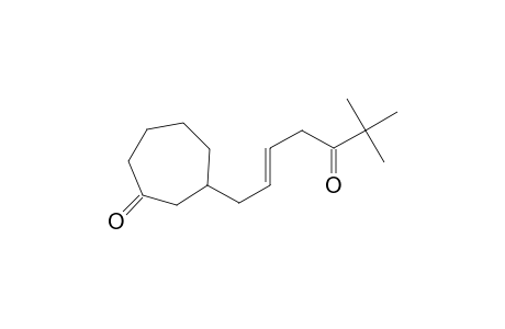 3-(6,6-Dimethyl-5-oxohept-2-enyl)-cycloheptanone