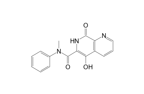 5-HYDROXY-1,7-NAPHTHYRIDIN-8-(7H)-ONE-6-N-METHYL-N-PHENYL-CARBOXAMIDE